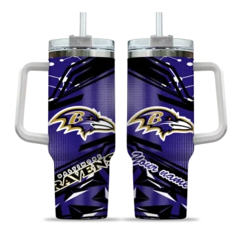 personalized baltimore ravens abstract paths purple curved tumbler best selling.webp