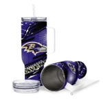 personalized baltimore ravens abstract paths purple curved tumbler best selling.webp