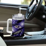 personalized baltimore ravens abstract paths purple curved tumbler best selling.webp