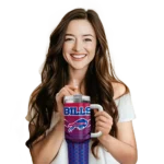 personalized buffalo bills hex texture blue curved tumbler best selling.webp