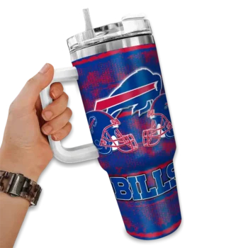 personalized buffalo bills honey streaks blue curved tumbler fashion forward.webp