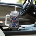 personalized buffalo bills superman shield blue gray curved tumbler best selling.webp