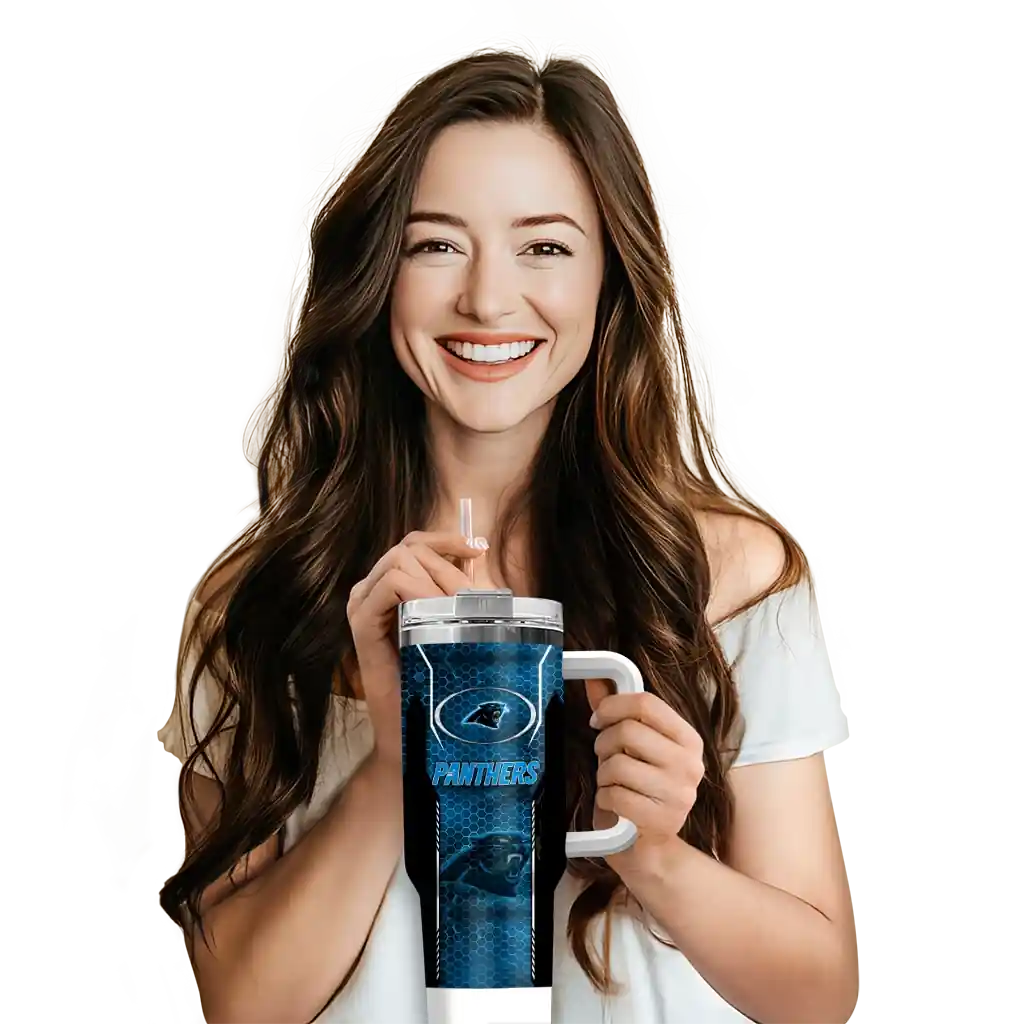 personalized carolina panthers hexagon armor blue curved tumbler premium grade.webp personalized carolina panthers hexagon armor blue curved tumbler premium grade.webp