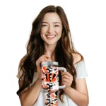 personalized cincinnati bengals camo mashup orange white curved tumbler best selling.webp