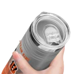personalized cincinnati bengals swirl texture orange skinny tumbler best selling.webp