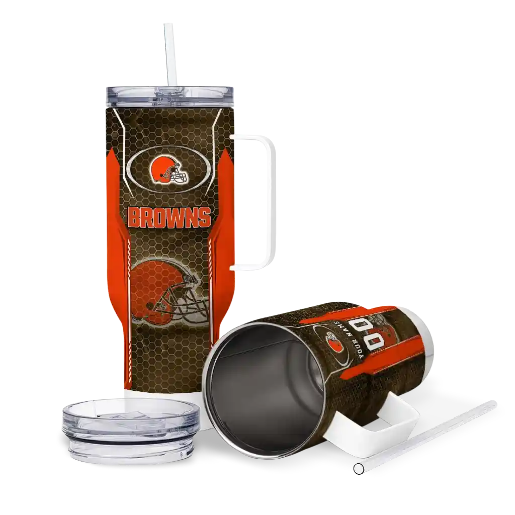personalized cleveland browns hexagon armor brown curved tumbler high quality.webp personalized cleveland browns hexagon armor brown curved tumbler high quality.webp