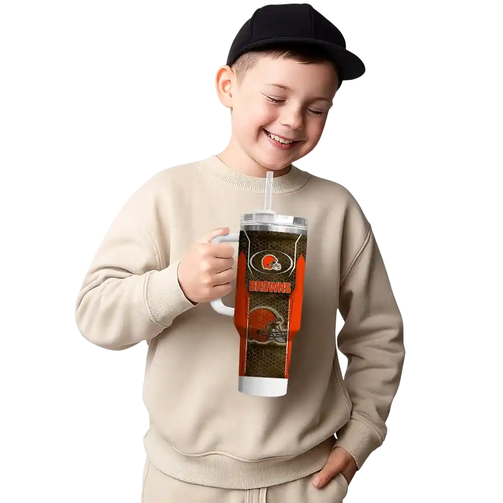 personalized cleveland browns hexagon armor brown curved tumbler latest model.webp personalized cleveland browns hexagon armor brown curved tumbler latest model.webp