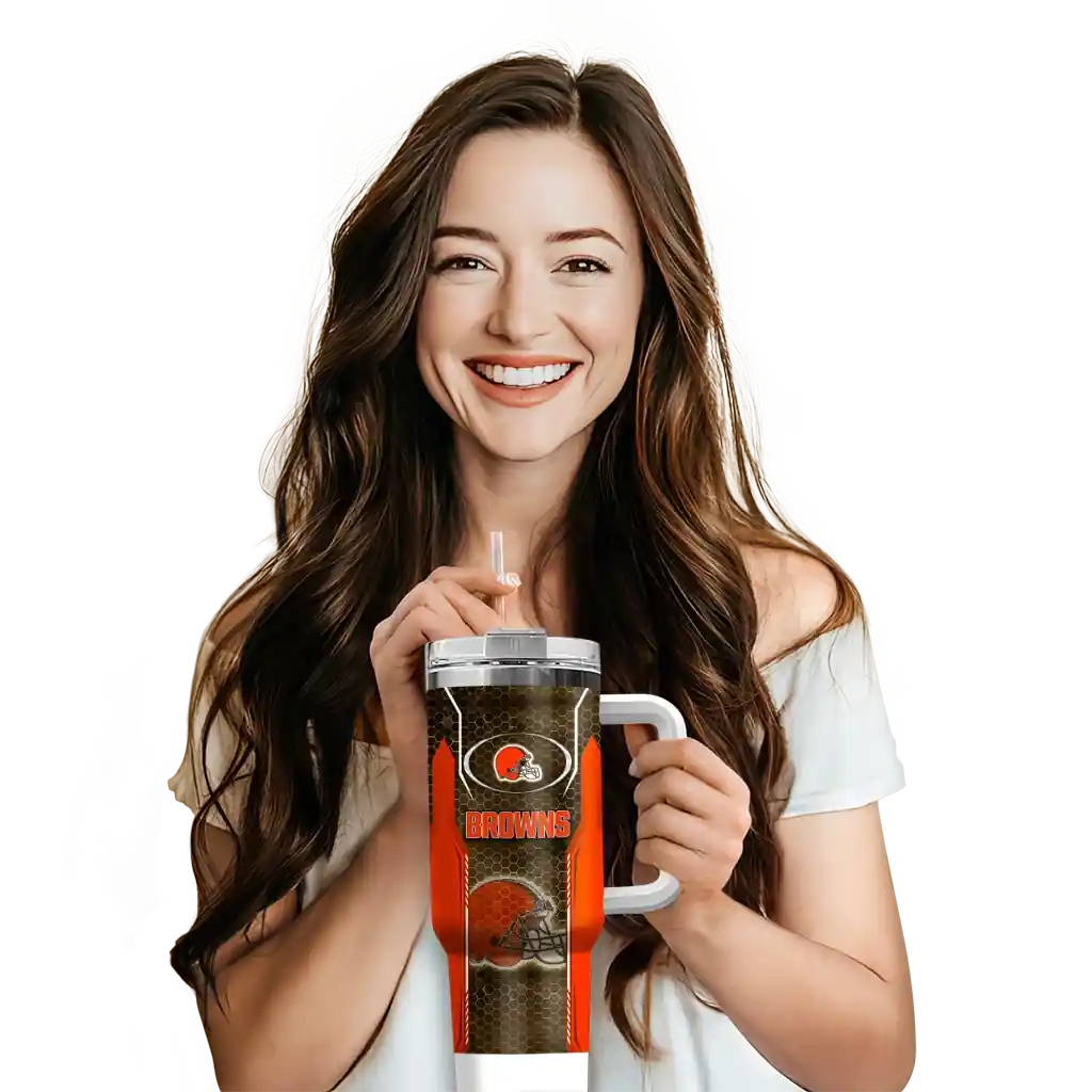 personalized cleveland browns hexagon armor brown curved tumbler premium grade.webp personalized cleveland browns hexagon armor brown curved tumbler premium grade.webp
