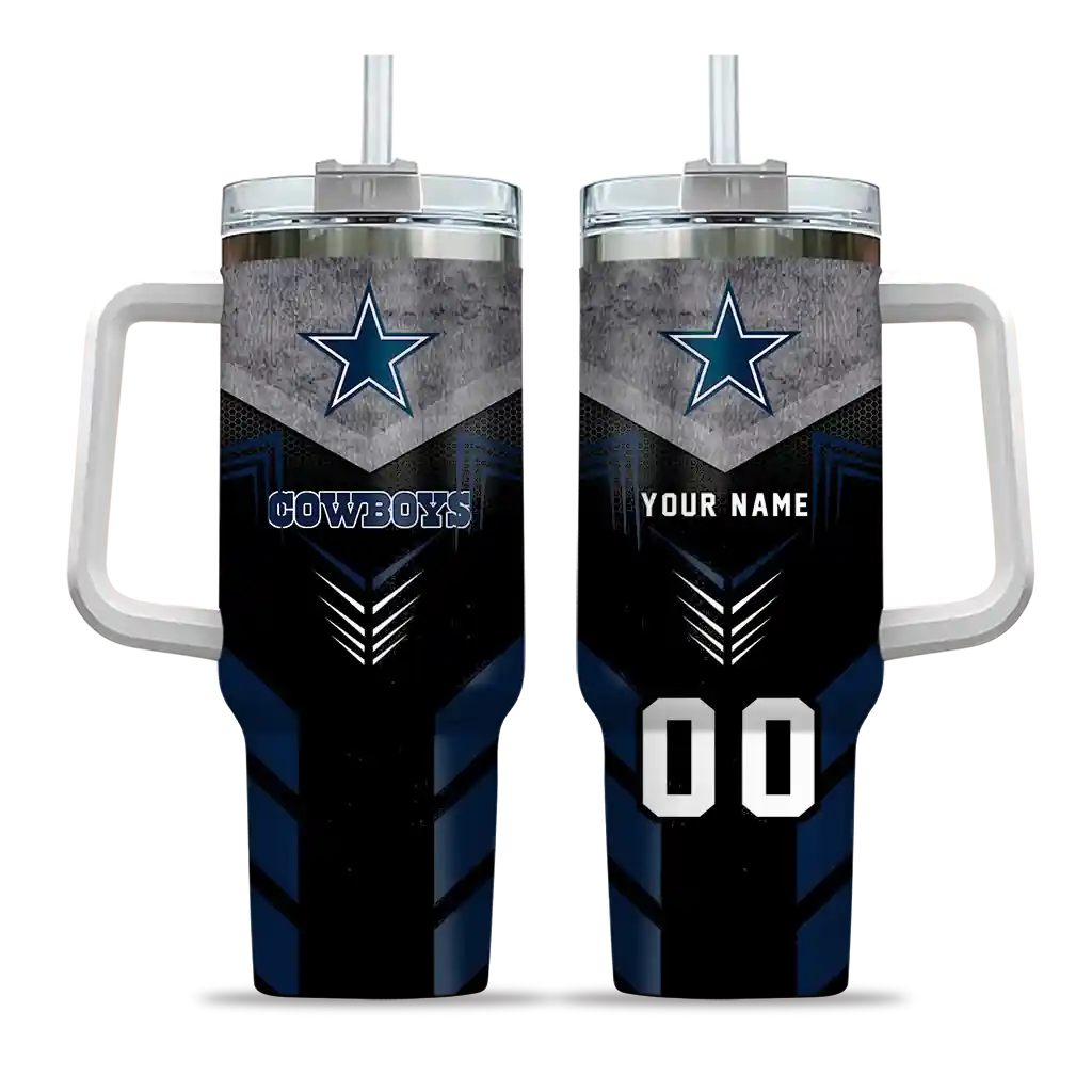 personalized dallas cowboys arrow armor blue black curved tumbler best selling.webp personalized dallas cowboys arrow armor blue black curved tumbler best selling.webp