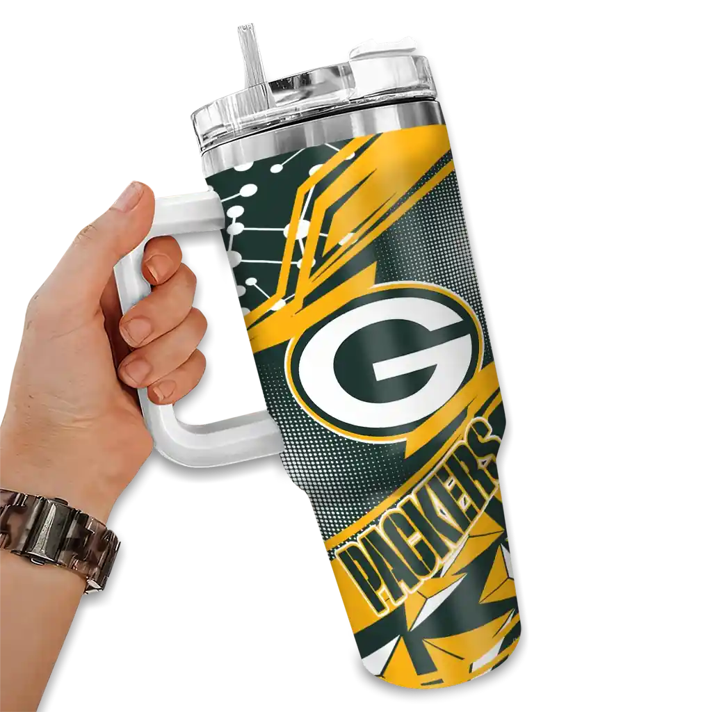 personalized green bay packers abstract paths green curved tumbler fashion forward.webp personalized green bay packers abstract paths green curved tumbler fashion forward.webp