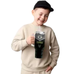 personalized green bay packers arrow armor green black curved tumbler best selling.webp