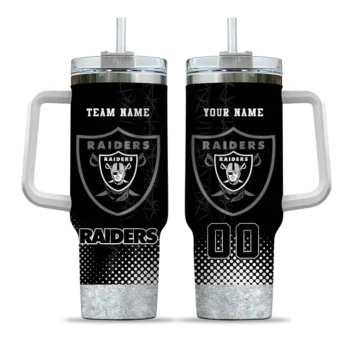 personalized las vegas raiders geometric prism black curved tumbler best selling.webp
