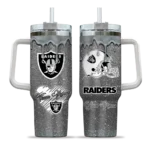 personalized las vegas raiders heart helmet motif black curved tumbler best selling.webp