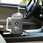 personalized las vegas raiders heart helmet motif black curved tumbler best selling.webp