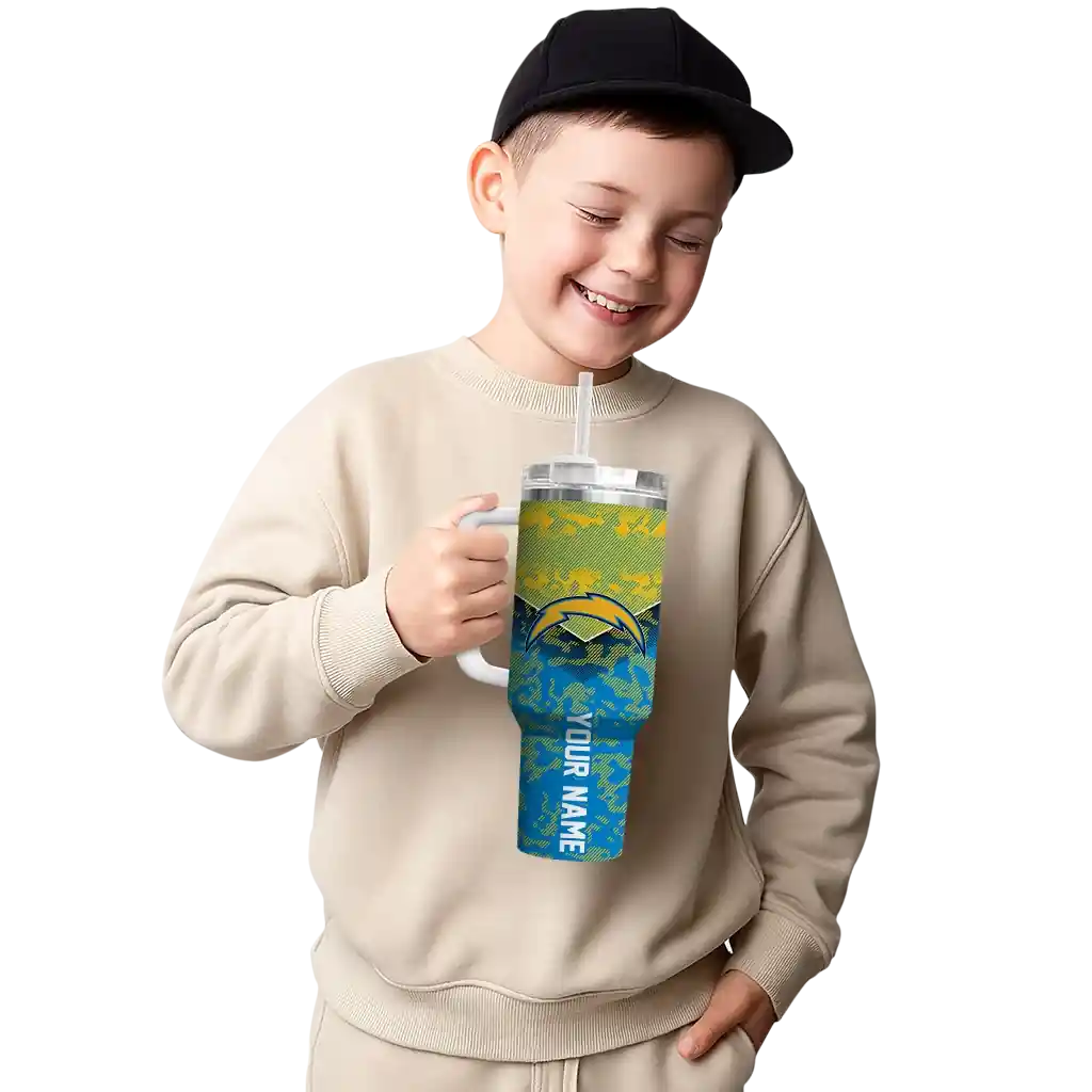personalized los angeles chargers chevron stripe blue curved tumbler latest model.webp personalized los angeles chargers chevron stripe blue curved tumbler latest model.webp