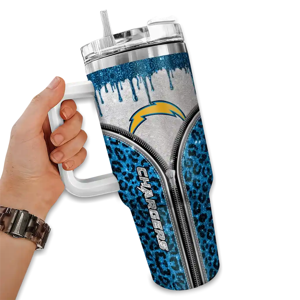 personalized los angeles chargers leopard zipper blue curved tumbler fashion forward.webp personalized los angeles chargers leopard zipper blue curved tumbler fashion forward.webp