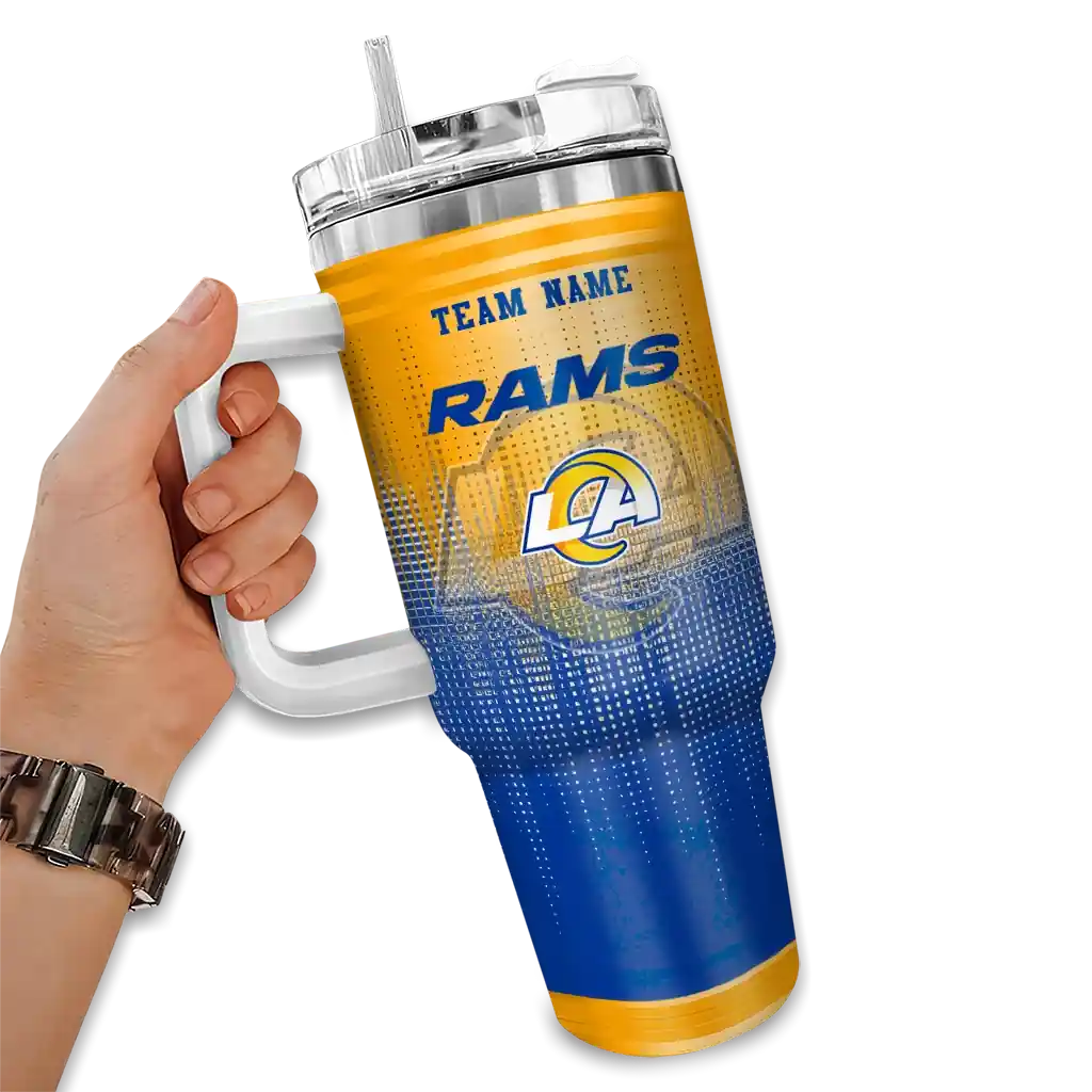 personalized los angeles rams gradient dots blue curved tumbler fashion forward.webp personalized los angeles rams gradient dots blue curved tumbler fashion forward.webp