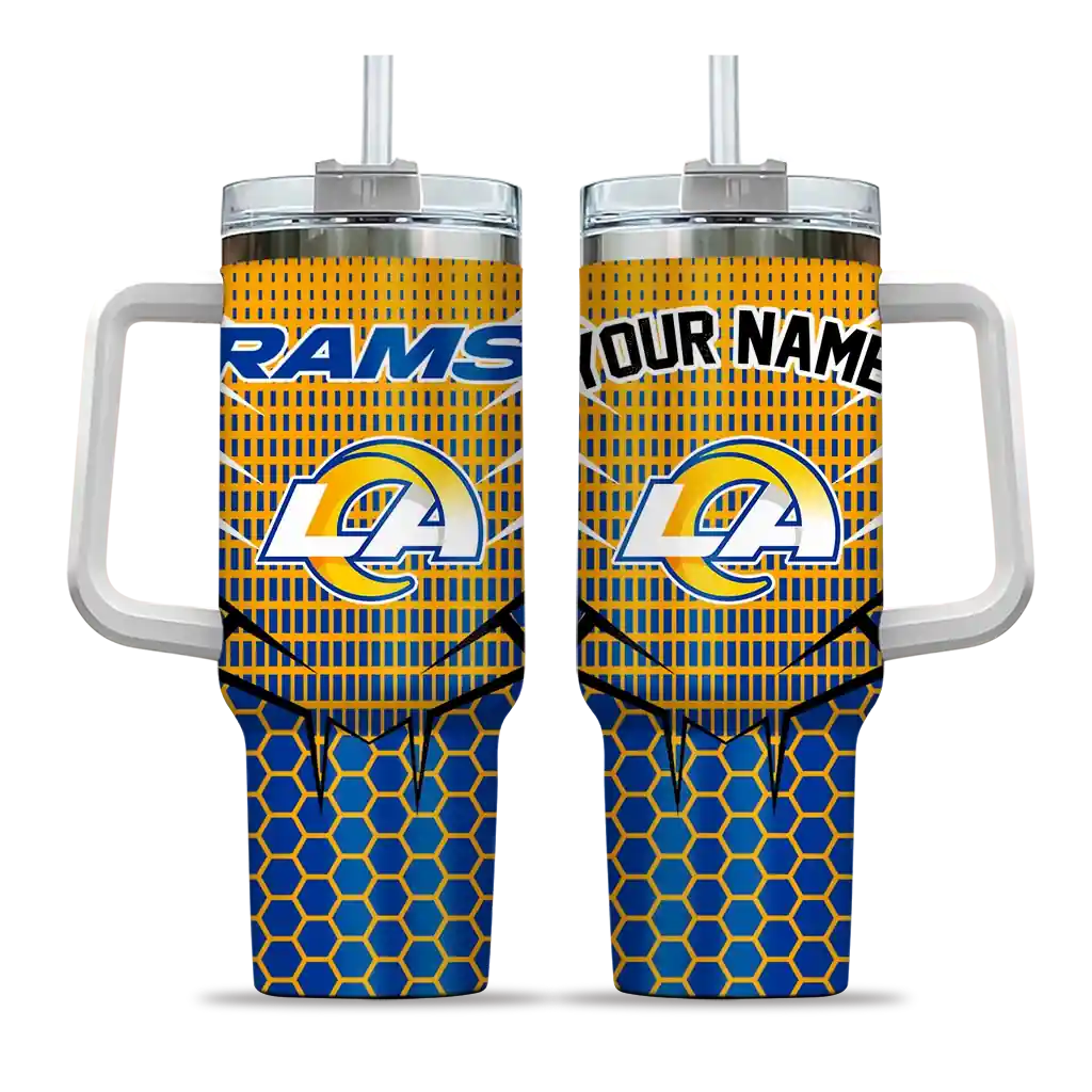 personalized los angeles rams hex texture blue curved tumbler best selling.webp personalized los angeles rams hex texture blue curved tumbler best selling.webp