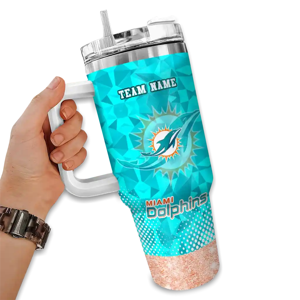 personalized miami dolphins geometric prism aqua curved tumbler fashion forward.webp personalized miami dolphins geometric prism aqua curved tumbler fashion forward.webp
