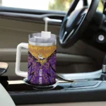personalized minnesota vikings chevron stripe purple curved tumbler best selling.webp