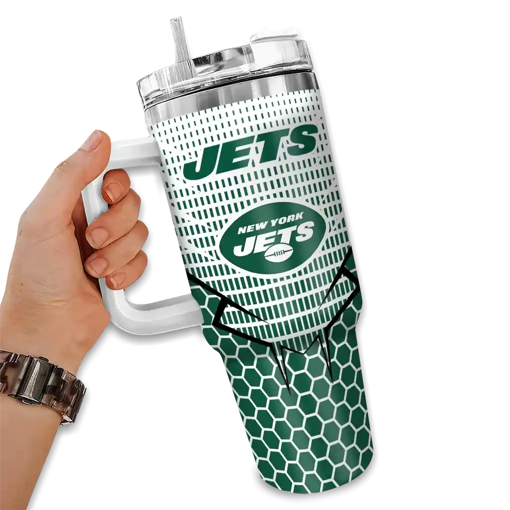 personalized new york jets hex texture green curved tumbler fashion forward.webp personalized new york jets hex texture green curved tumbler fashion forward.webp