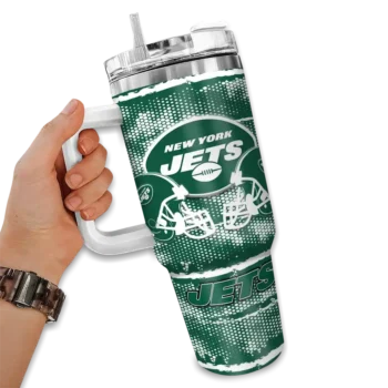 personalized new york jets honey streaks green curved tumbler fashion forward.webp