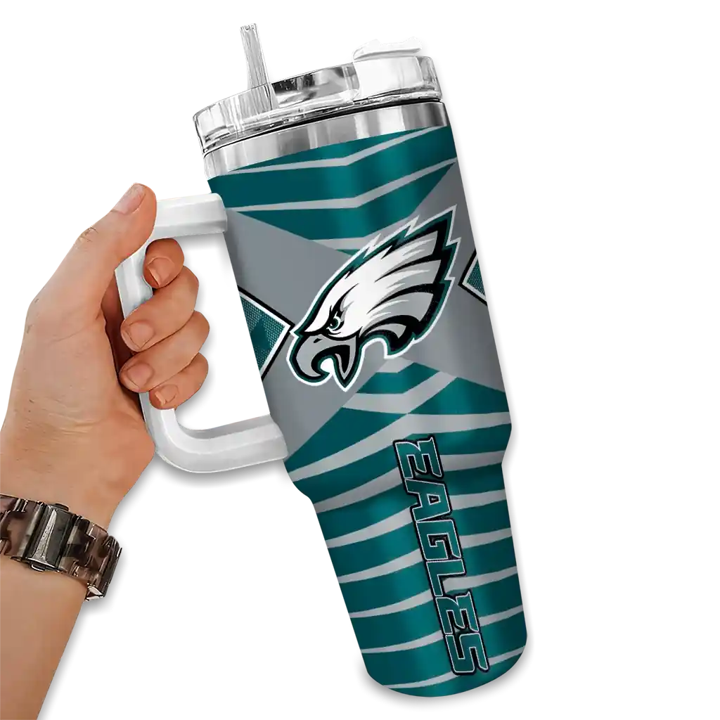 personalized philadelphia eagles chevron layers green curved tumbler fashion forward.webp personalized philadelphia eagles chevron layers green curved tumbler fashion forward.webp