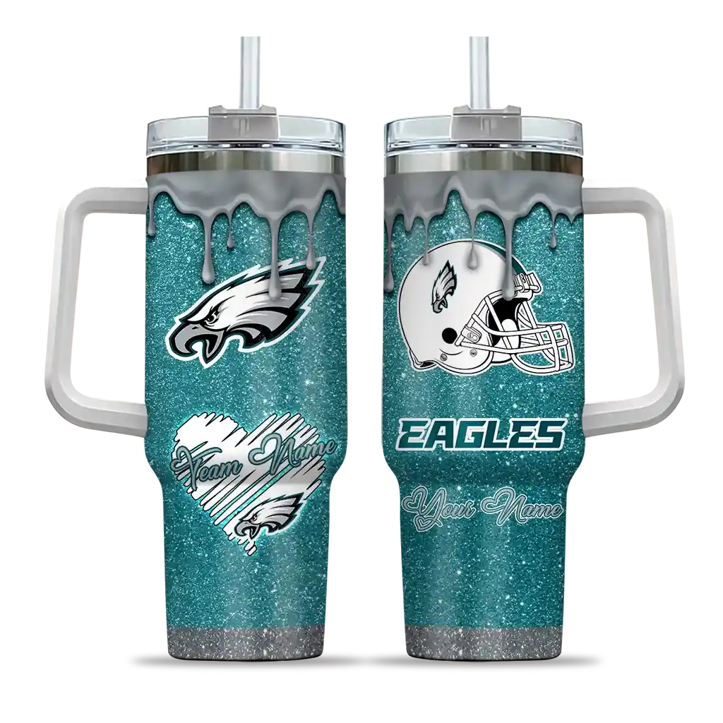 personalized philadelphia eagles heart helmet motif green curved tumbler best selling.webp personalized philadelphia eagles heart helmet motif green curved tumbler best selling.webp