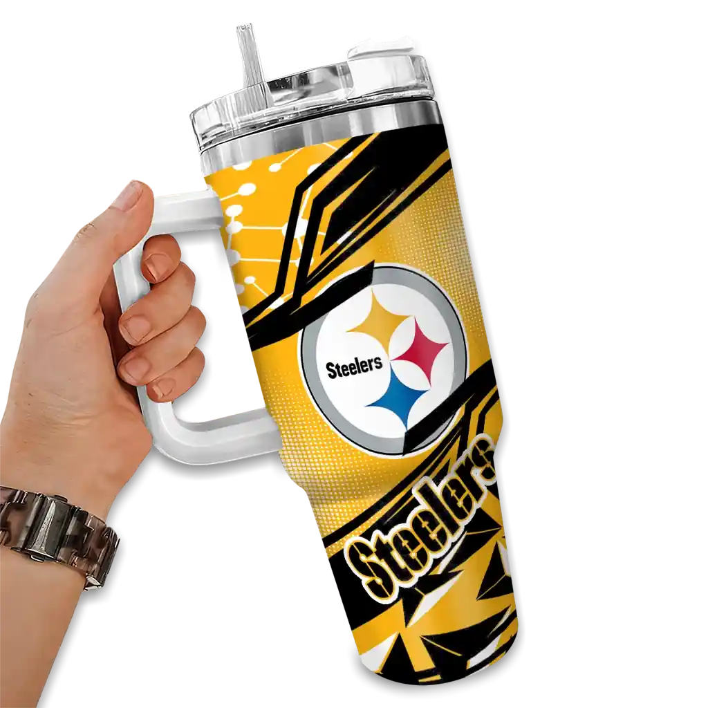personalized pittsburgh steelers abstract paths gold curved tumbler fashion forward.webp personalized pittsburgh steelers abstract paths gold curved tumbler fashion forward.webp
