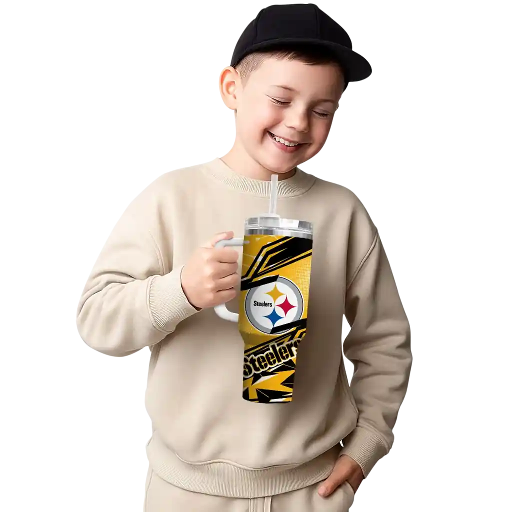 personalized pittsburgh steelers abstract paths gold curved tumbler latest model.webp personalized pittsburgh steelers abstract paths gold curved tumbler latest model.webp